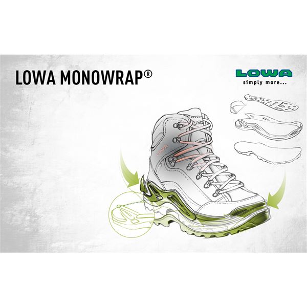 Lowa Renegade gtx mid Ls UK4 chili