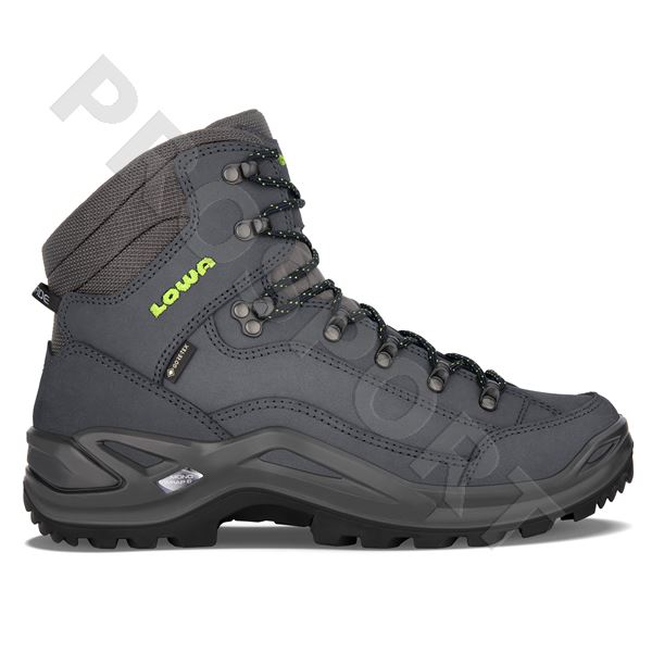 Lowa Renegade gtx mid UK7,5 blue/lime